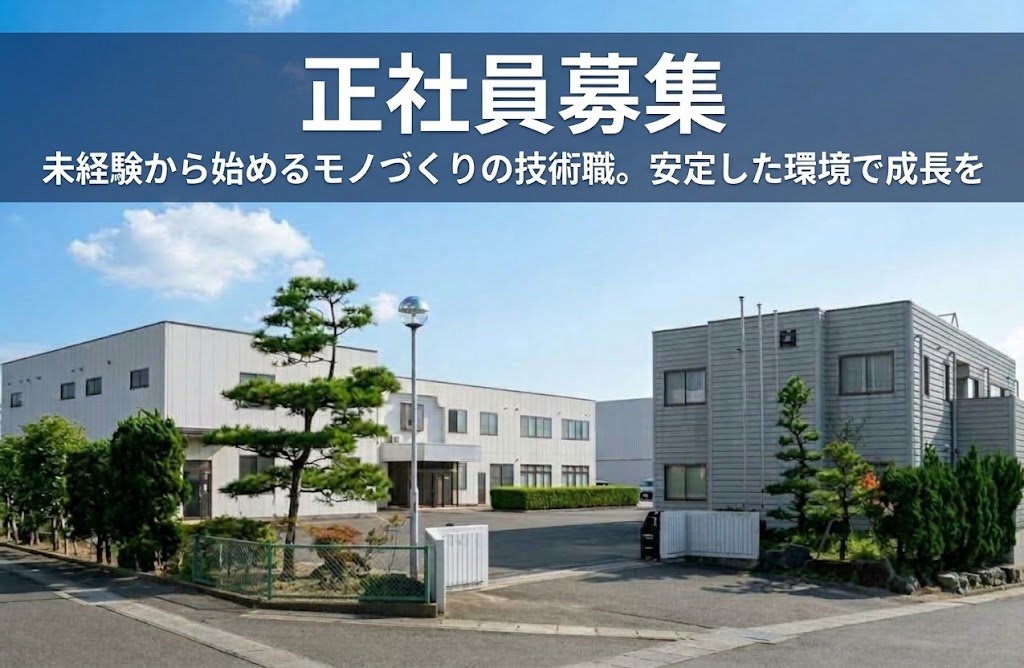バネ製品のプレス加工作業//正社員採用/地元企業で安定安心/残業少なめ