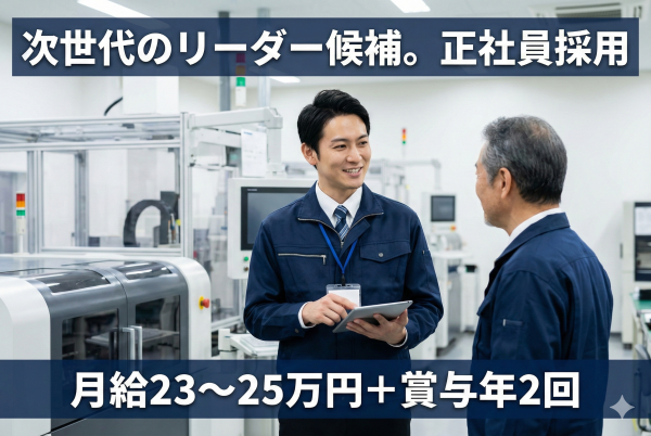 製造工場の現場作業管理者 サムネイル