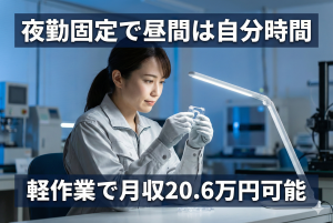 プラ製品の検査や梱包作業//昼間の時間自由/土日休み/時給1100円