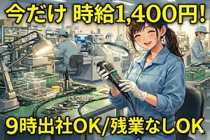 内視鏡装置の包装や梱包の作業//9時出社OK/残業なしOK/日勤×土日祝休み