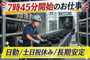 製品の積込作業//日勤で自分時間充実！/終業時間早め/アクティブワーク！